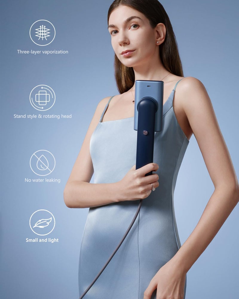 Nexdoo G9 Steam 2-in-1 Professional Handheld Travel Steamer for Clothes, Just 1lbs Lightly, 8 Minutes of Continuous Strong Steam, 1200W Light Steam Iron for travel and home - Image 2